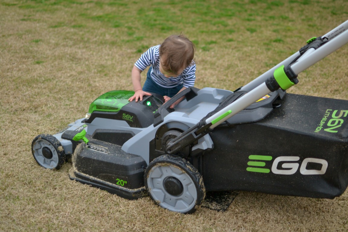 Our First Mow With EGO - Going Dad